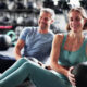 Fitness man kvinna