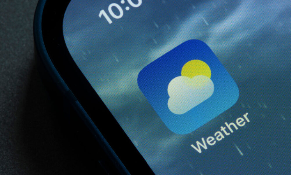 Väder app iOS