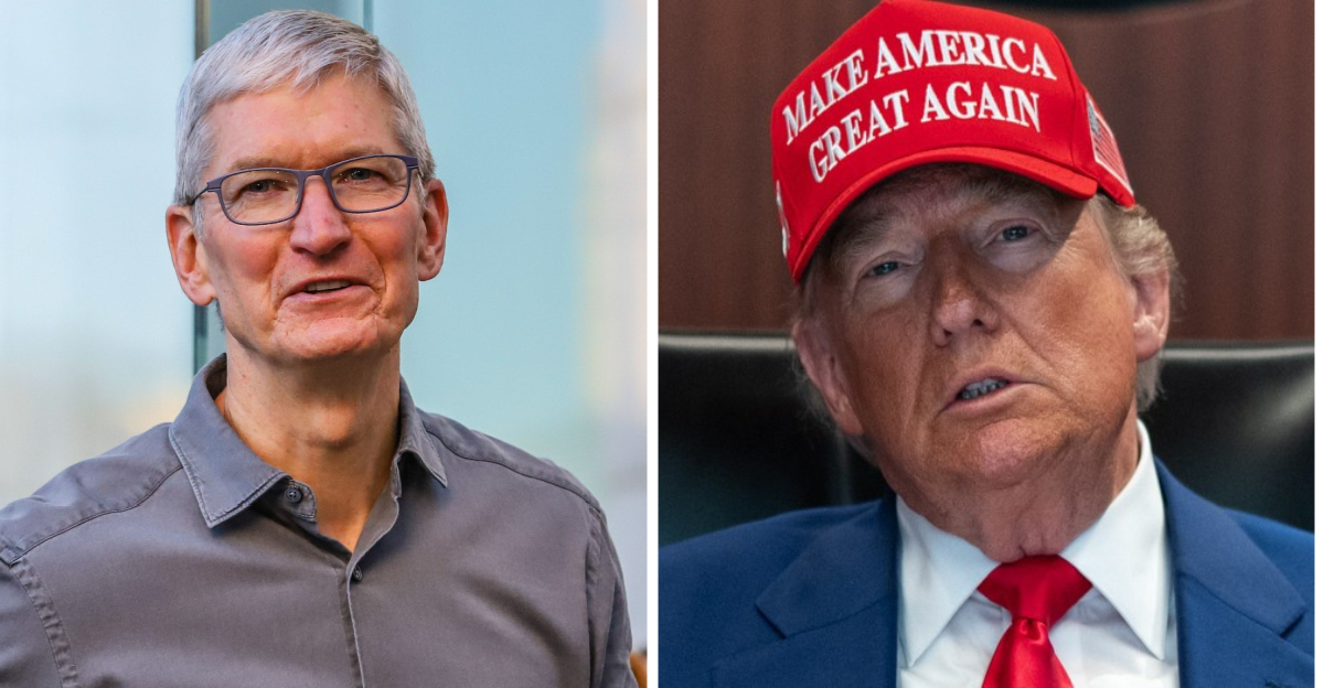 Tim Cook Donald Trump
