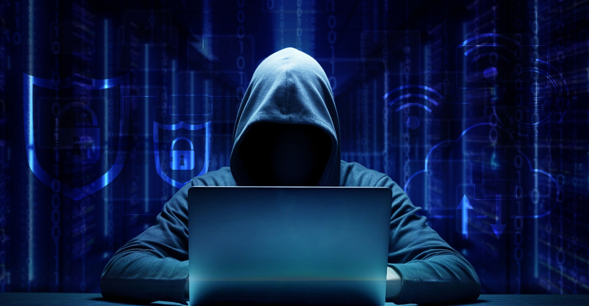 Hacker i en Hoodie