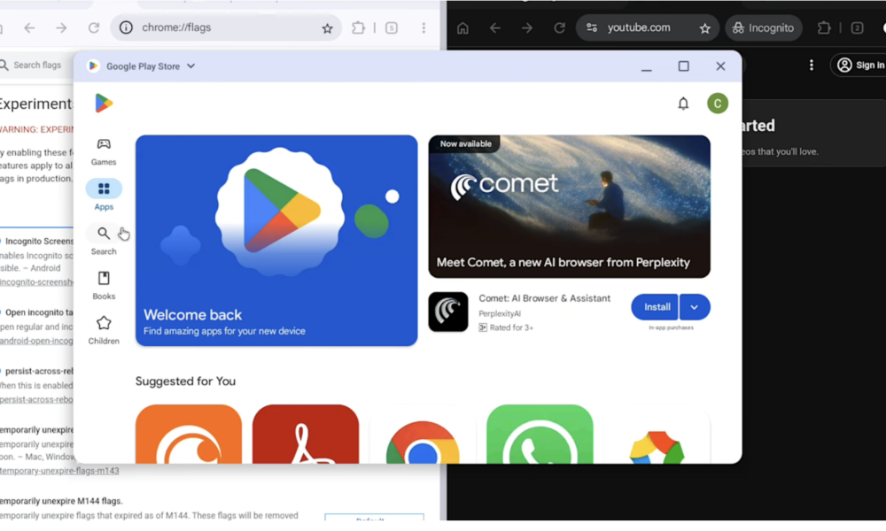 Google's Android for PC interface leaks in a bug report