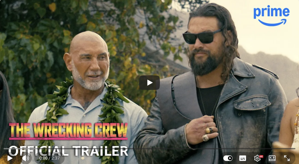 The Wrecking Crew Momoa och Bautista