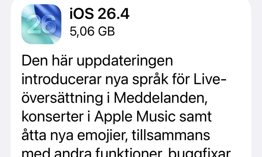 iOS 26.4