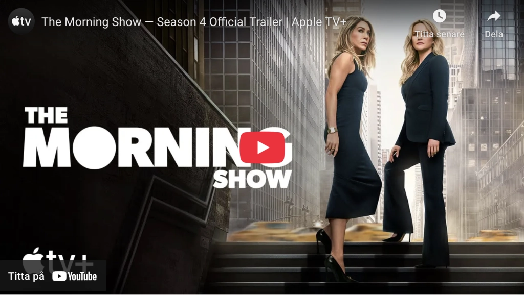 The Morning Show tillbaka – säsong 4 släpps på Apple TV+ och säsong 5 redan klar