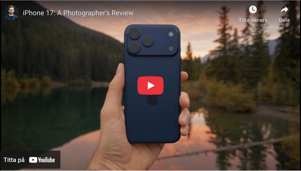 iPhone 17-serien testad: Fotografen Tyler Stalman hyllar Pro-modellerna