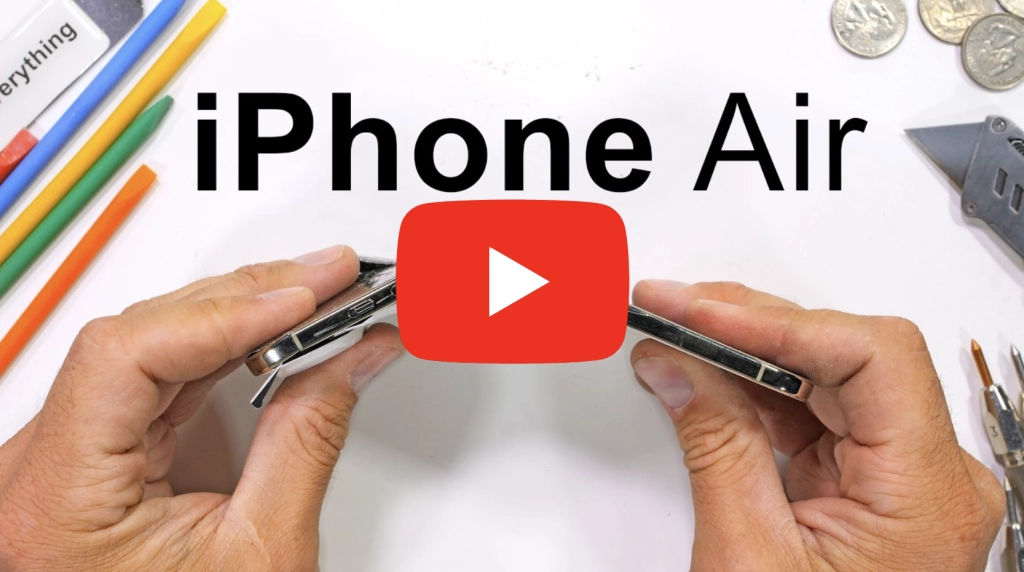 iPhone Air klarar böjtestet – trots brutal YouTube-granskning