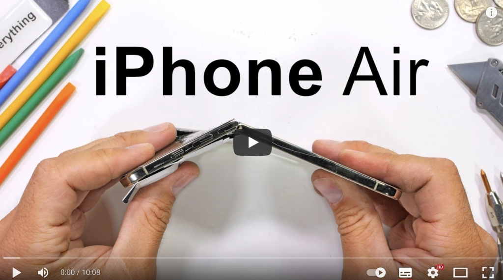 iPhone Air överraskar – hållbarhet och batteri bättre än väntat