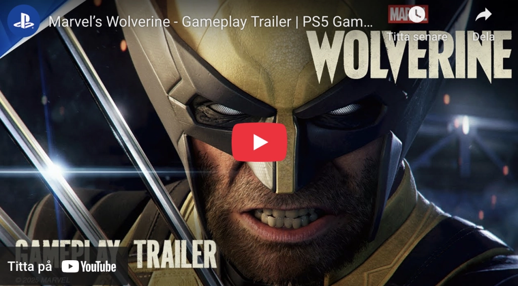Wolverine tar klivet in på PS5 – blodig action väntar hösten 2026