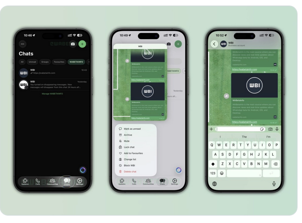 WhatsApp testar ny ”Liquid Glass”-design på iPhone – så ser den ut