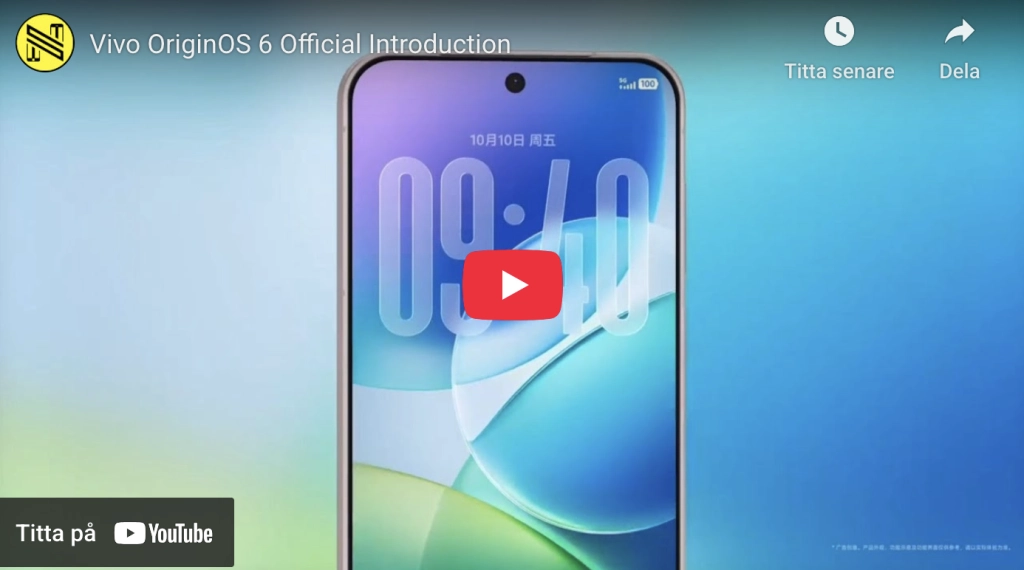 Apple-inspirerad design: Vivo lanserar sitt eget “Liquid Glass”-system