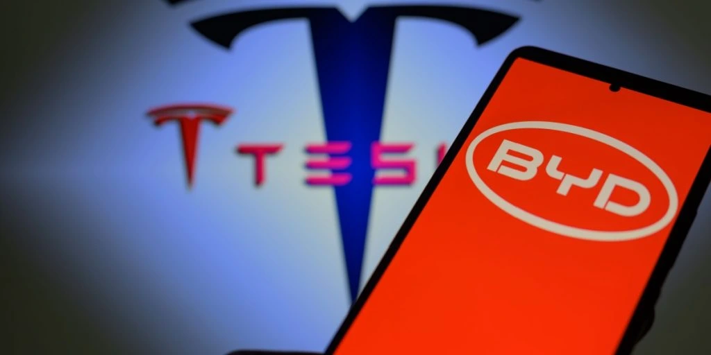 Kinesisk biljätte nära att gå om Tesla