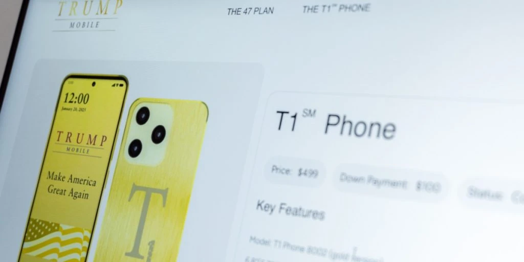 Trump Mobiles gyllene telefon är fortfarande inte att hitta