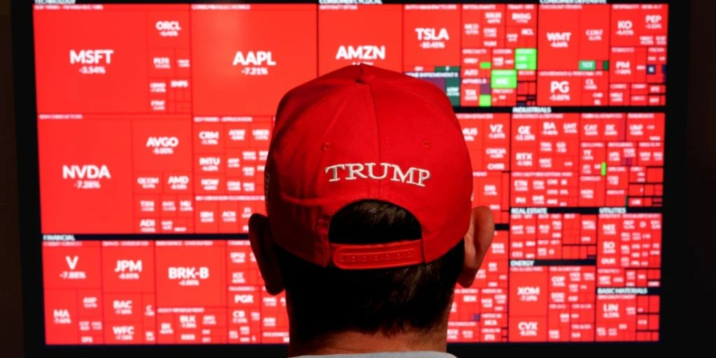 Trump skapar oro på börsen: Investerare justerar sina förväntningar