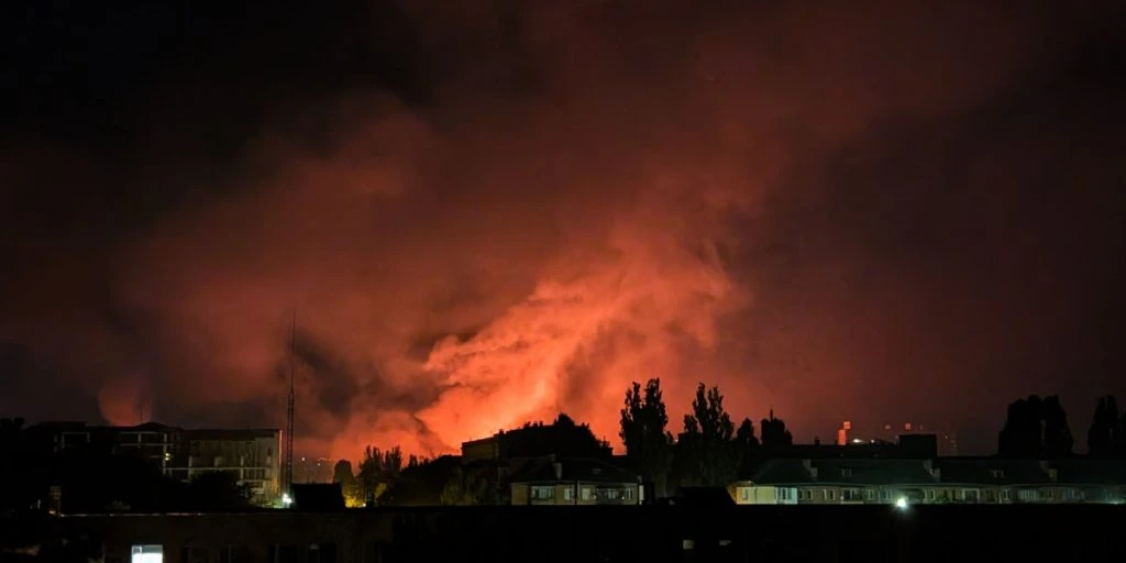 Flera ryska städer rapporterar explosioner amid drönarhot