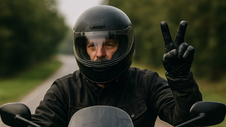Bikersaluten: Därför hälsar motorcyklister alltid på varandra