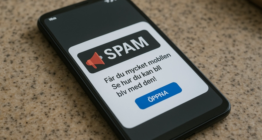 Får du mycket reklam i mobilen? Här är förklaringen – och lösningen