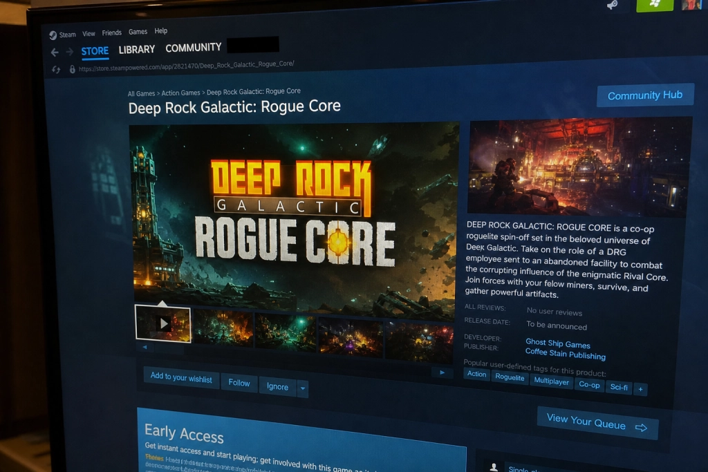 Deep Rock Galactic-spinoffen ute i Early Access – spelarna är delade
