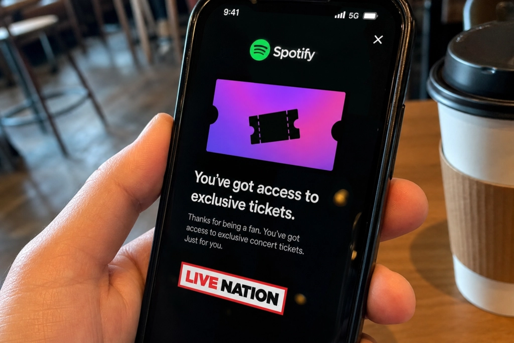 Spotify går ihop med Live Nation: Premium-prenumeranter får förtur till konsertbiljetter baserat på lyssnardata