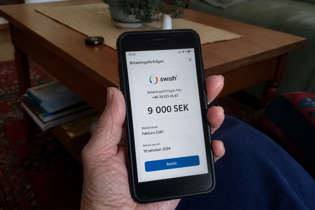 9 000-kronorsbluffen mot äldre: Så ser polisens varning ut