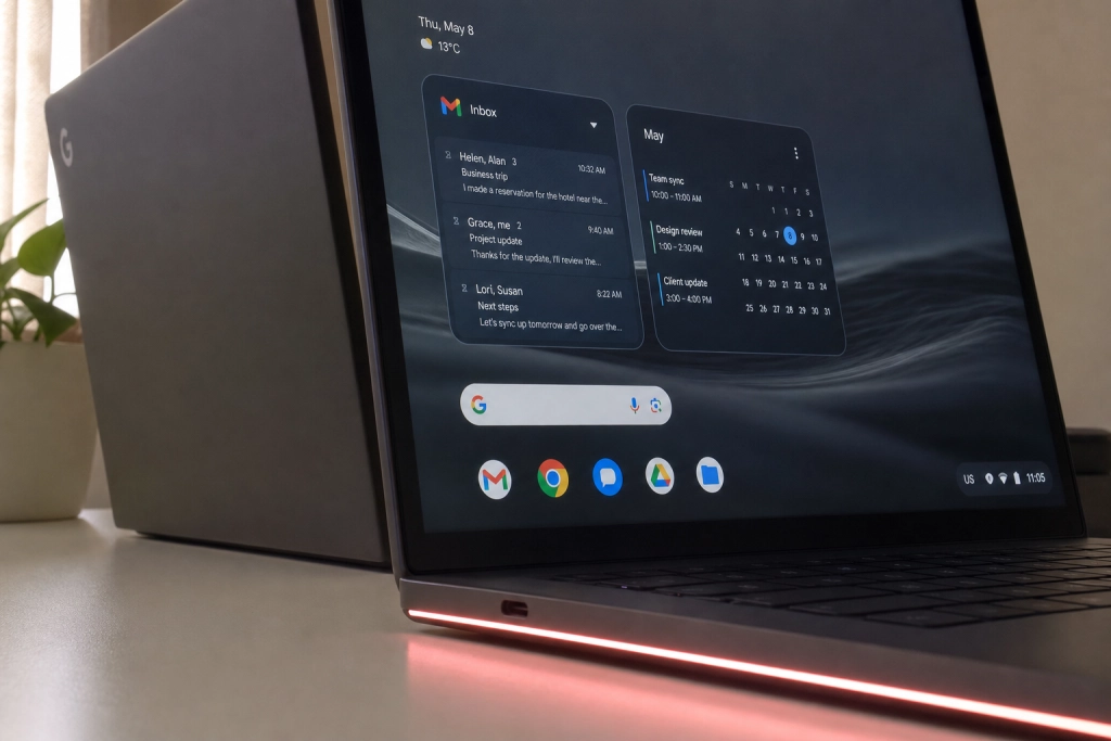 Googlebook avloser Chromebook: Sa funkar Googles nya Android-laptop
