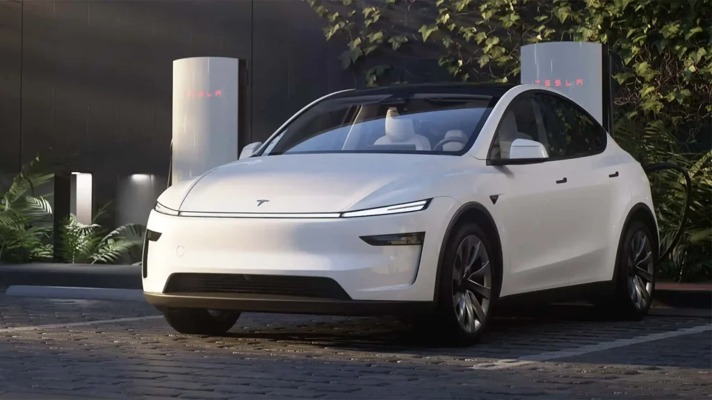 Produktion av Tesla Model Y “Juniper” har startat i Europa