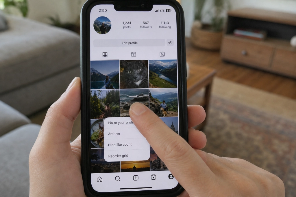 Instagram låter dig äntligen flytta om inläggen på din profil