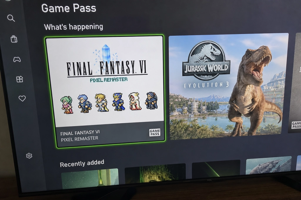 Game Pass-bomben 2 juni: Final Fantasy 6 och Jurassic World Evolution 3 landar samtidigt