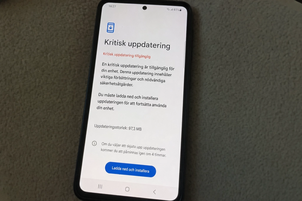 Kritisk Android-bugg utnyttjas just nu: så uppdaterar du mobilen direkt