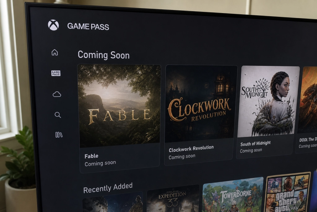 Game Pass-läcka pekar ut Xbox Showcase-lineupen: Fable, Clockwork Revolution och Witchbrook