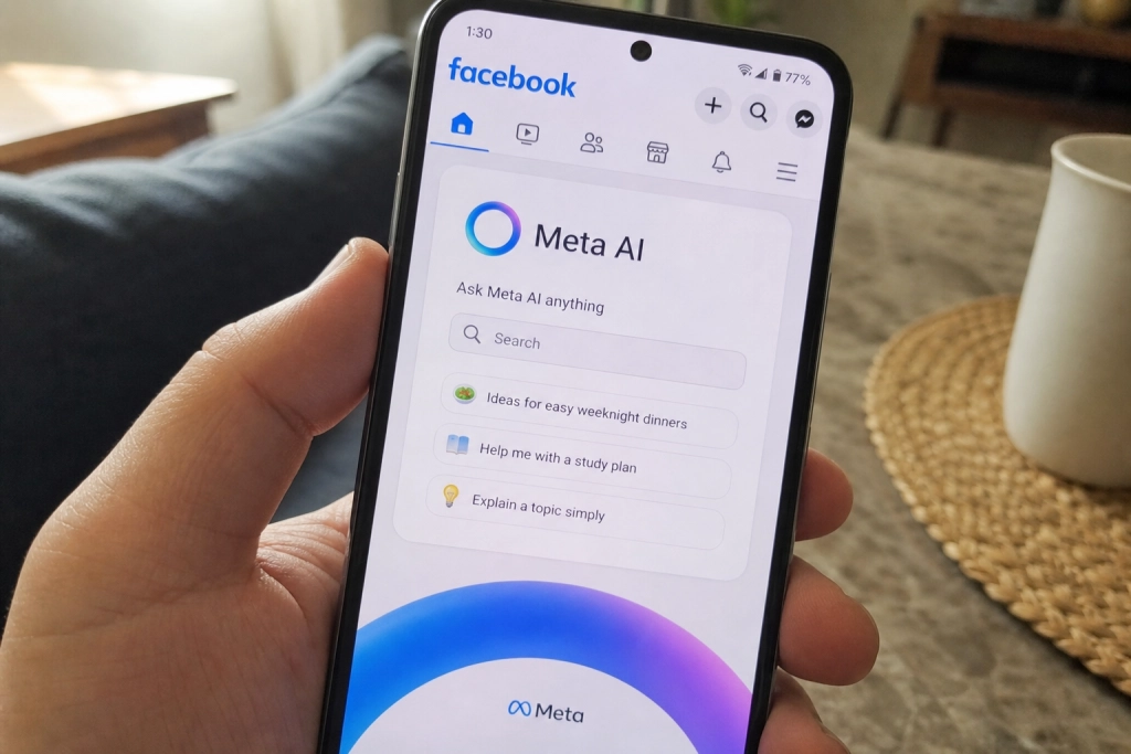 Meta lanserar AI-sökning på Facebook, men Sverige får vänta