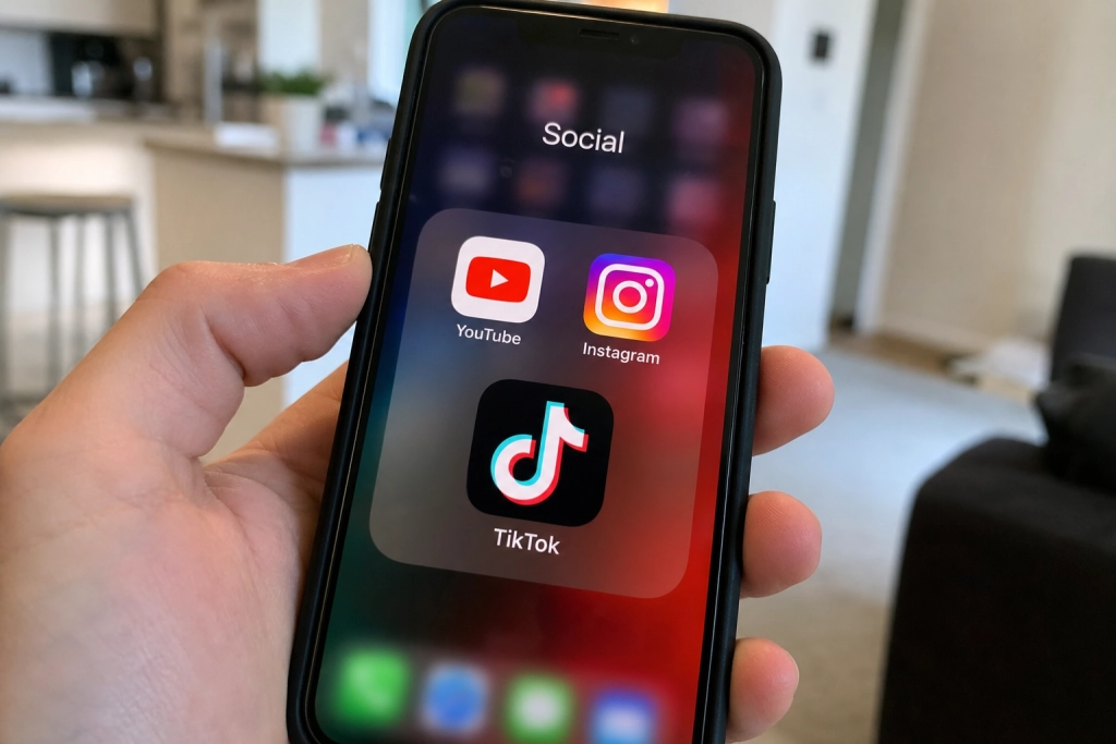 Storbritannien förbjuder TikTok, YouTube och Instagram för under 16-åringar - Sverige kan vara näst på tur