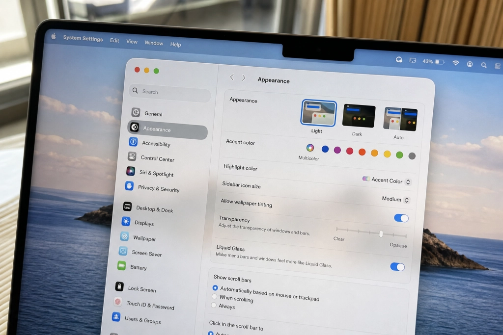 Apple ger efter: macOS 27 Golden Gate låter dig stänga av det omstridda glasgränssnittet