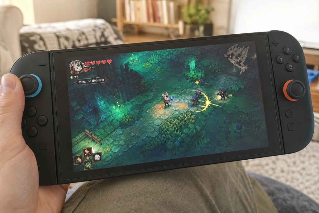 Yacht Clubs nya spel slår Yoshi: Mina the Hollower rakt upp som etta på Switch 2
