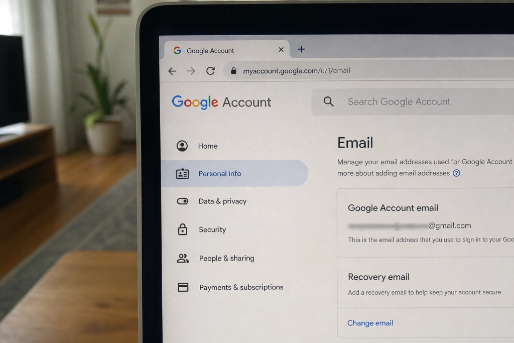 Gmail låter dig byta e-postadress, men bara en gång per år