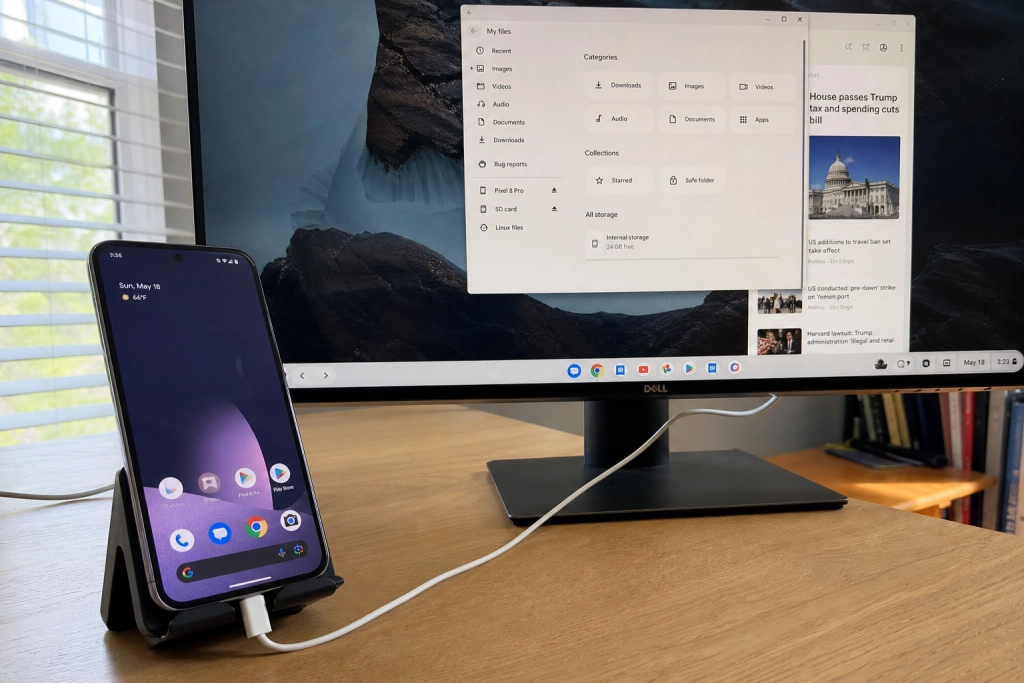 Din Android-telefon kan snart ersätta din bärbara dator: Android 17 får fullt skrivbordsläge