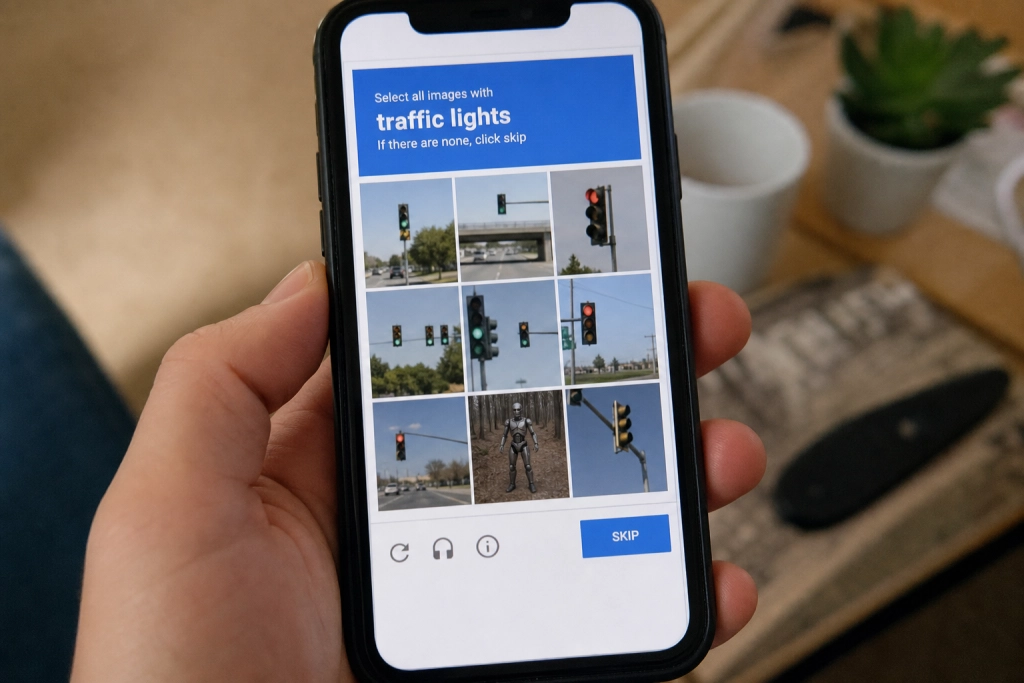 Klickar du på den här CAPTCHA-rutan kan du få en chockerande telefonräkning