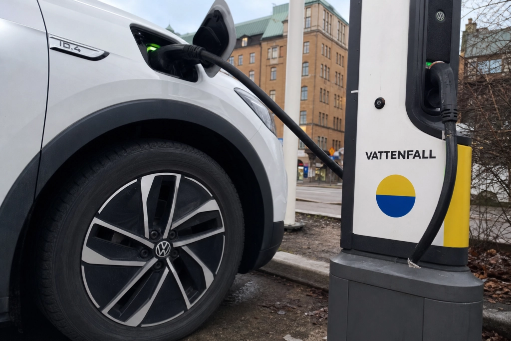 27 000 kronor om året på elbilen: Vattenfall startar V2G-pilot i Sverige