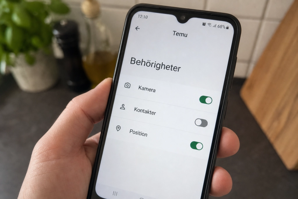 Handlar du på Temu: De här behörigheterna bör du stänga av direkt