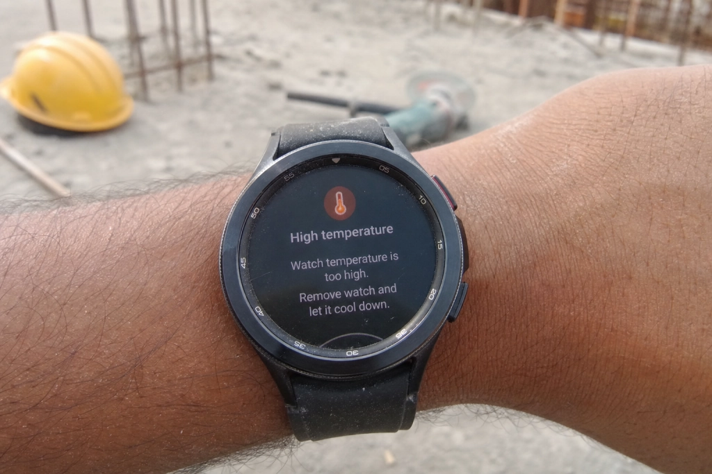 Samsung tar Galaxy Watch till byggarbetsplatsen: nytt värmelarm ska rädda liv
