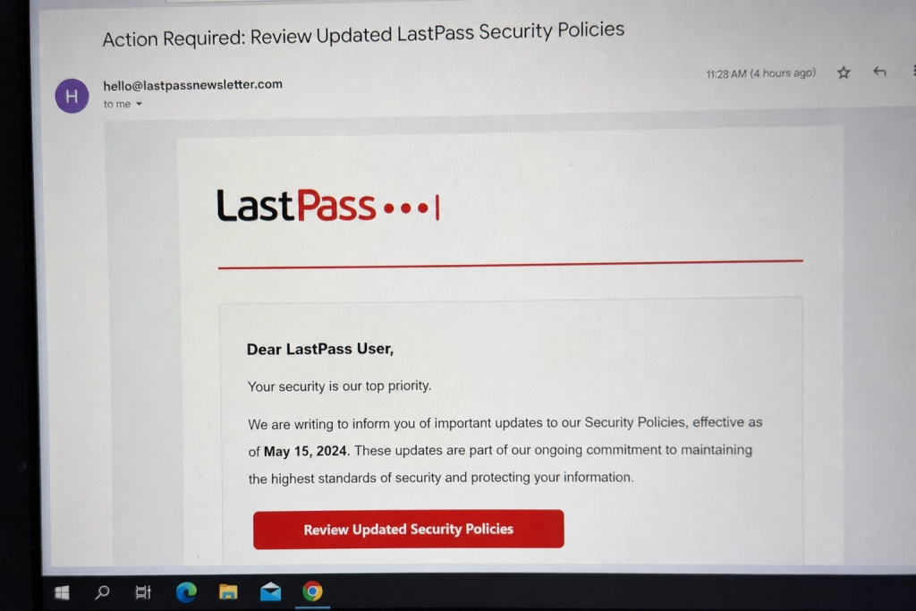 Ny bluff riktar sig mot lösenordshanterare: Falska LastPass-mail vill åt ditt masterlösenord