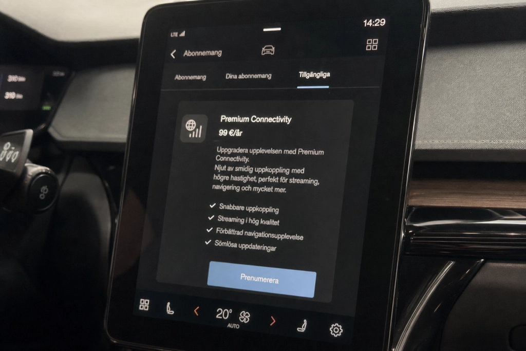 Elbilen du köpte kostar nu mer: Smart, BMW och Mercedes låser funktioner bakom nya prenumerationer