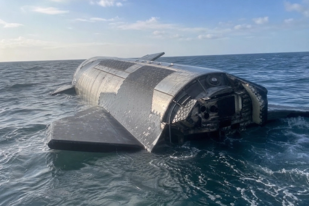 Starship-genombrott: Raketen överlevde oceannedstörtning för första gången utan att explodera