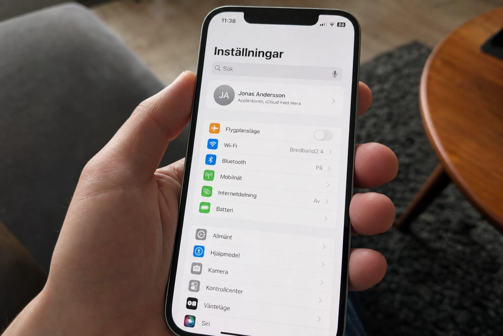 Tömmer batteriet i tysthet: Fem inställningar du bör stänga av direkt