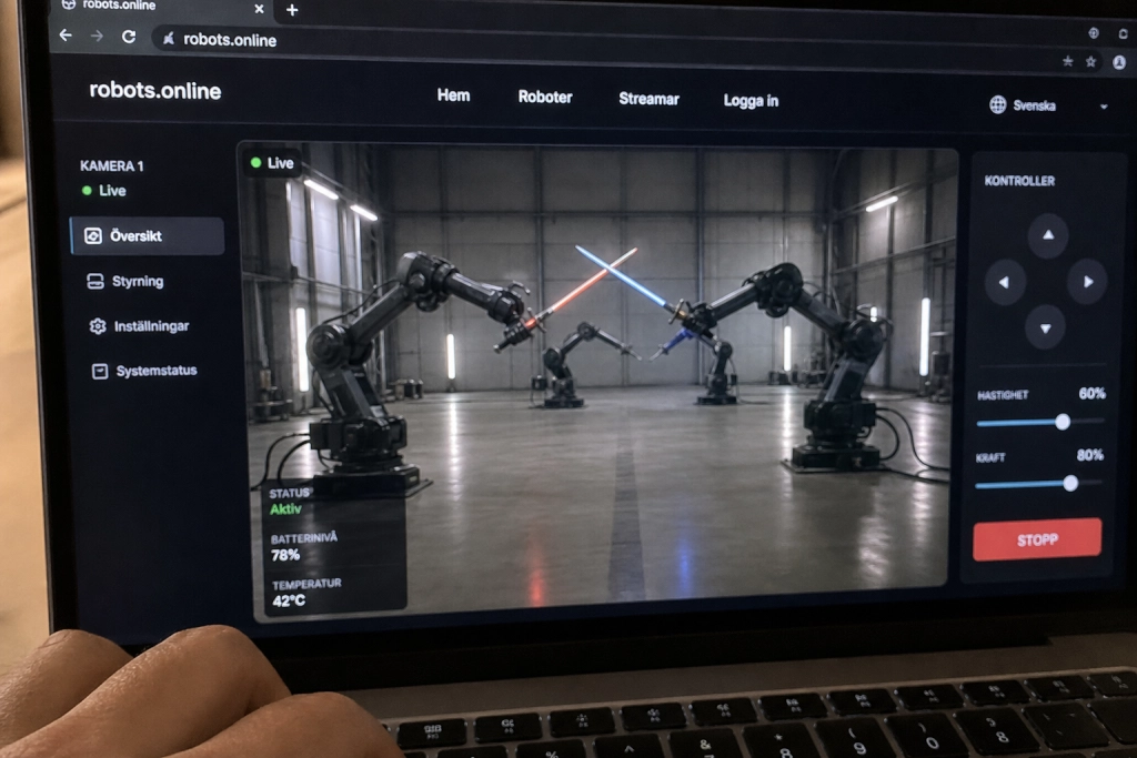 Du kan nu styra hundra riktiga robotar i svärdsdueller hemifrån: Labbet som vill lösa AI:ns styrproblem