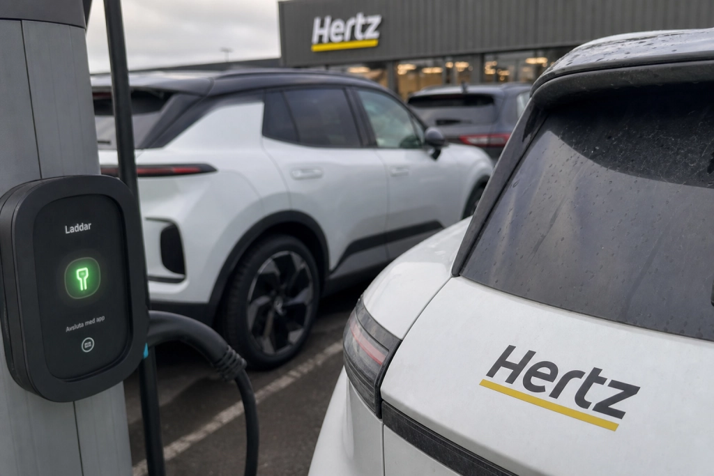 Hertz sålde 30 000 elbilar med förlust – nu ska bolaget sköta Ubers robotaxi