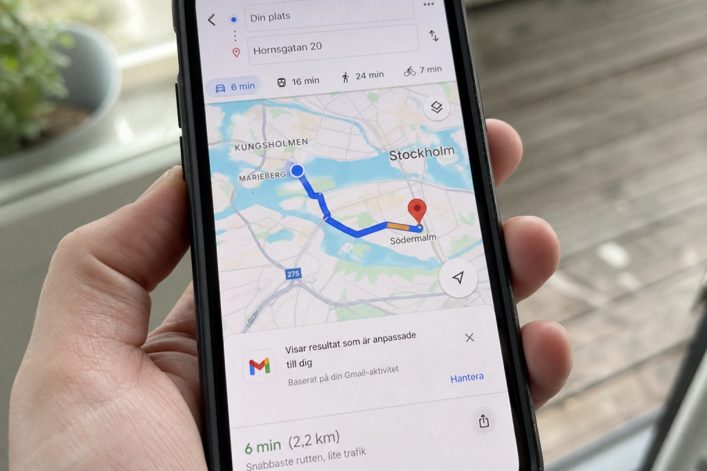 Google Maps ska hämta reservationer och flyg från din Gmail: Gemini-integration avslöjad i beta