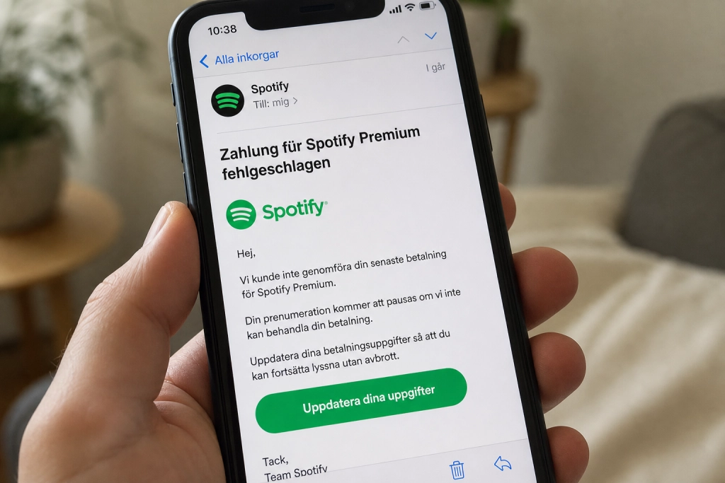 Varning till Spotifys miljoner: Ett klick på fel knapp kan kosta dig kontot