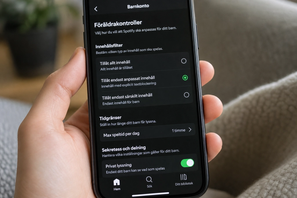 Spotify tar bort Premium-kravet för barnkonton: Så aktiverar du föräldrakontrollen gratis