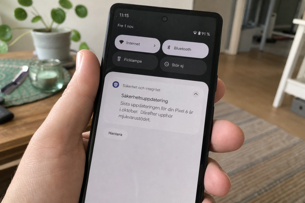 Äger du Google Pixel 6: Sista säkerhetsuppdateringen kommer i oktober, sedan är du ensam
