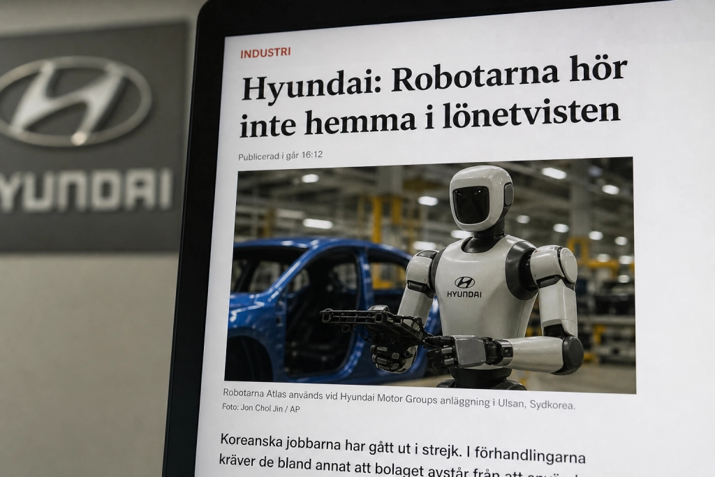 Historisk robotstrejk mot Hyundai: Företaget avfärdar Atlas som förhandlingsfråga